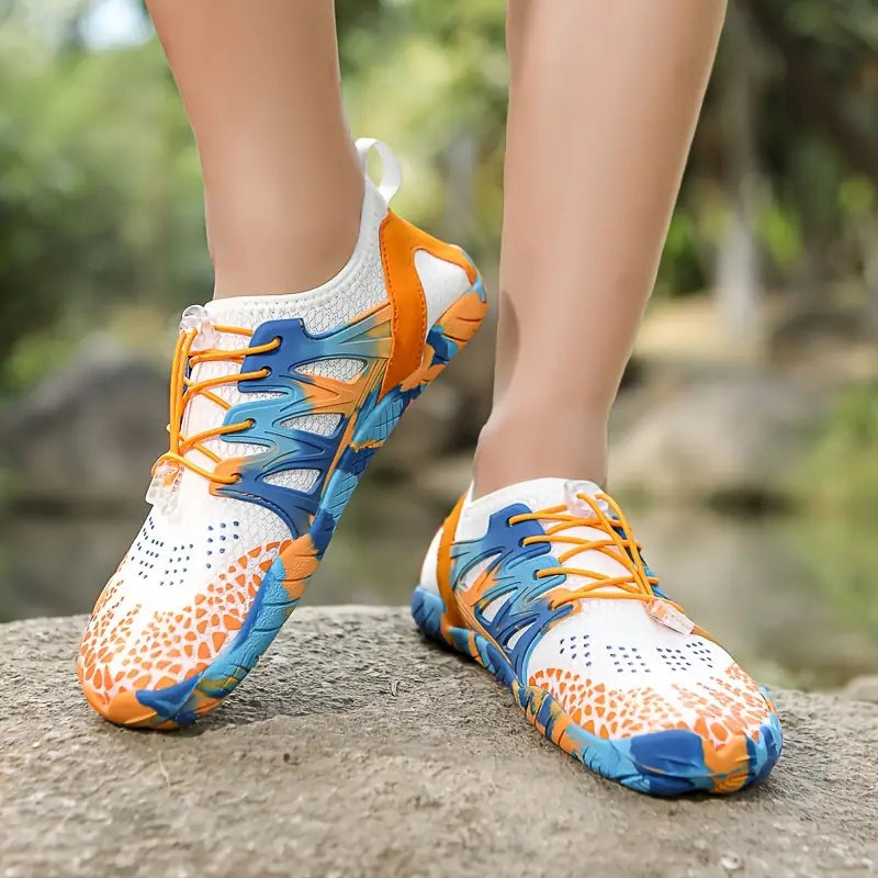 Sapatos masculinos de água versáteis, Secagem rápida, leve e ajustáve, Ideal para caminhadas, fitness e natação