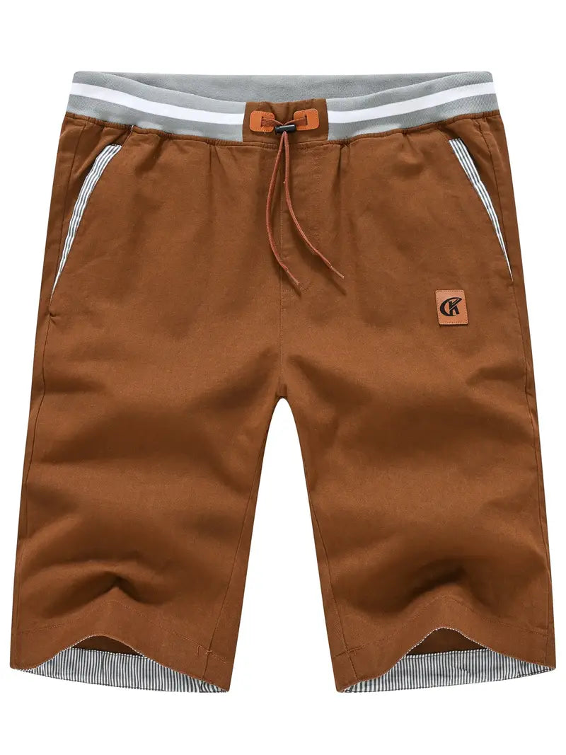 Shorts masculinos de moda casual para passeios, e actividades esportivas