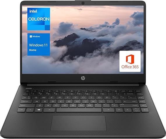 Laptop HP Intel Quad-Core N4120, Windows 11, com ecrã HD de 14"