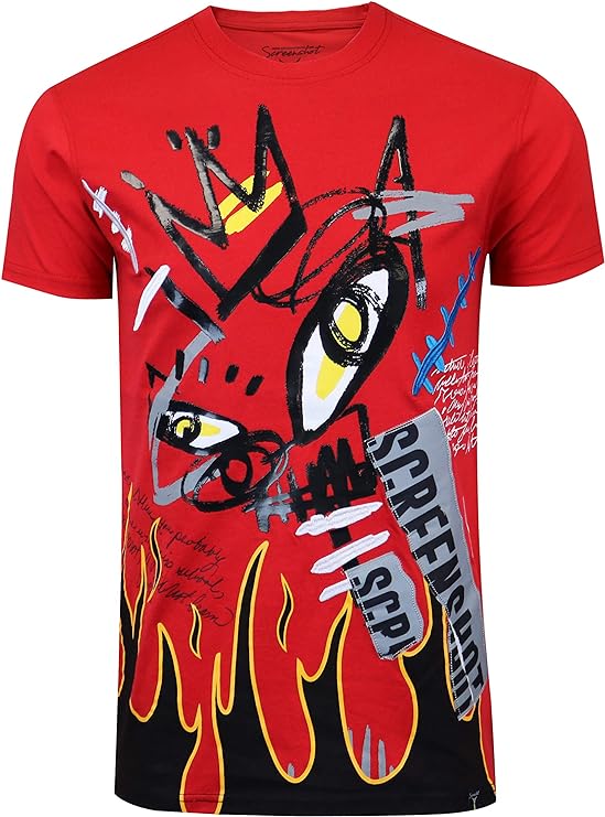 Camisetas masculinas hipster hip-hop urbano com desenhos de animação