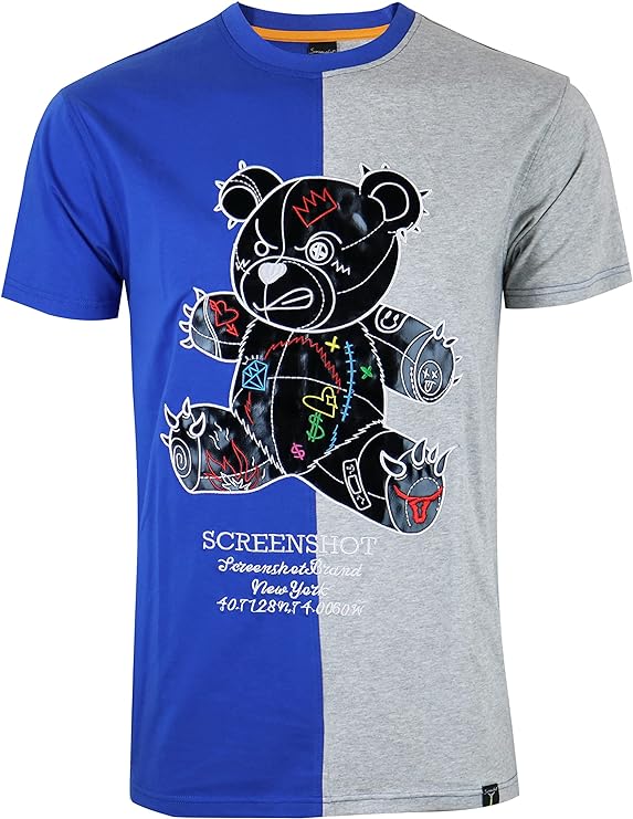 Camisetas masculinas hipster hip-hop urbano com desenhos de animação