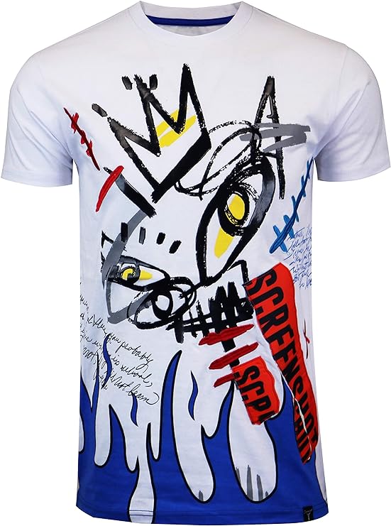 Camisetas masculinas hipster hip-hop urbano com desenhos de animação