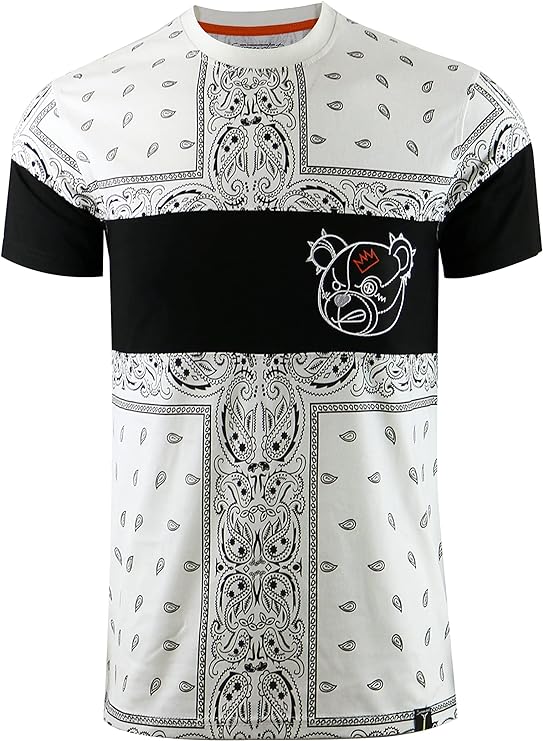Camisetas masculinas hipster hip-hop urbano com desenhos de animação