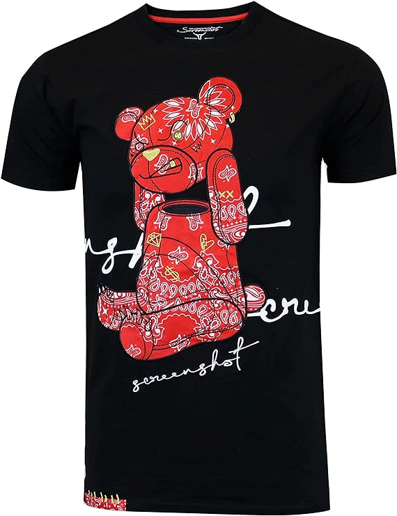 Camisetas masculinas hipster hip-hop urbano com desenhos de animação