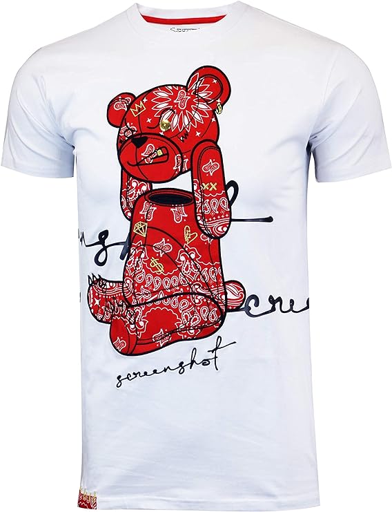 Camisetas masculinas hipster hip-hop urbano com desenhos de animação