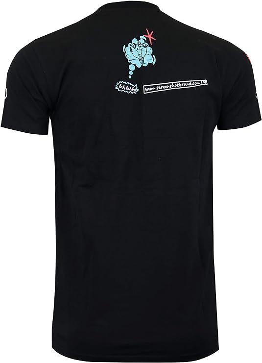 Camisetas masculinas hipster hip-hop urbano com desenhos de animação