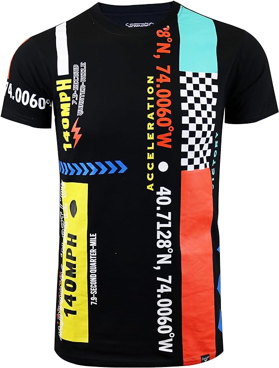Camisetas masculinas hipster hip-hop urbano com desenhos de animação