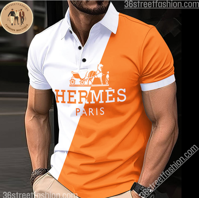 Camiseta de Golfe masculina HERMES