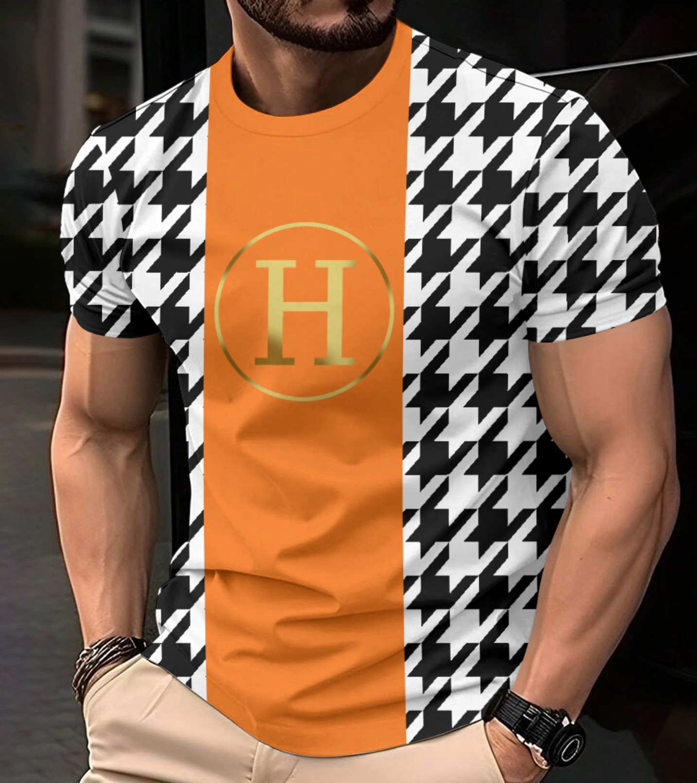 Camiseta masculina HERMES