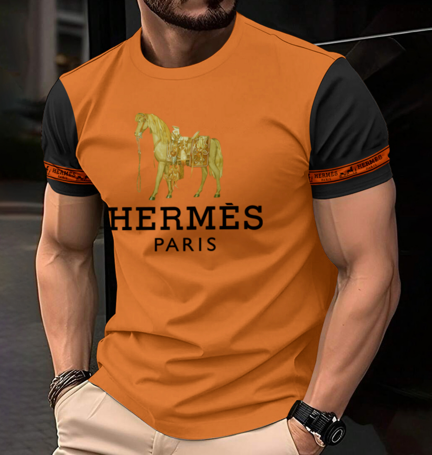 Camiseta masculina HERMES