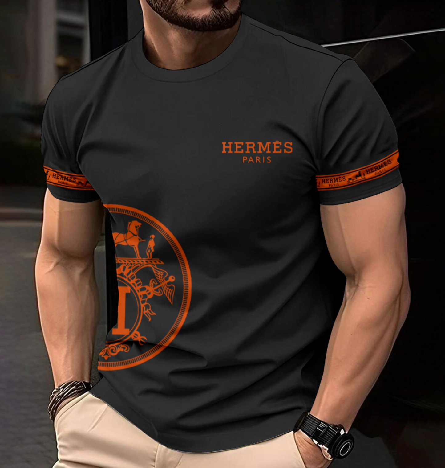Camiseta masculina HERMES