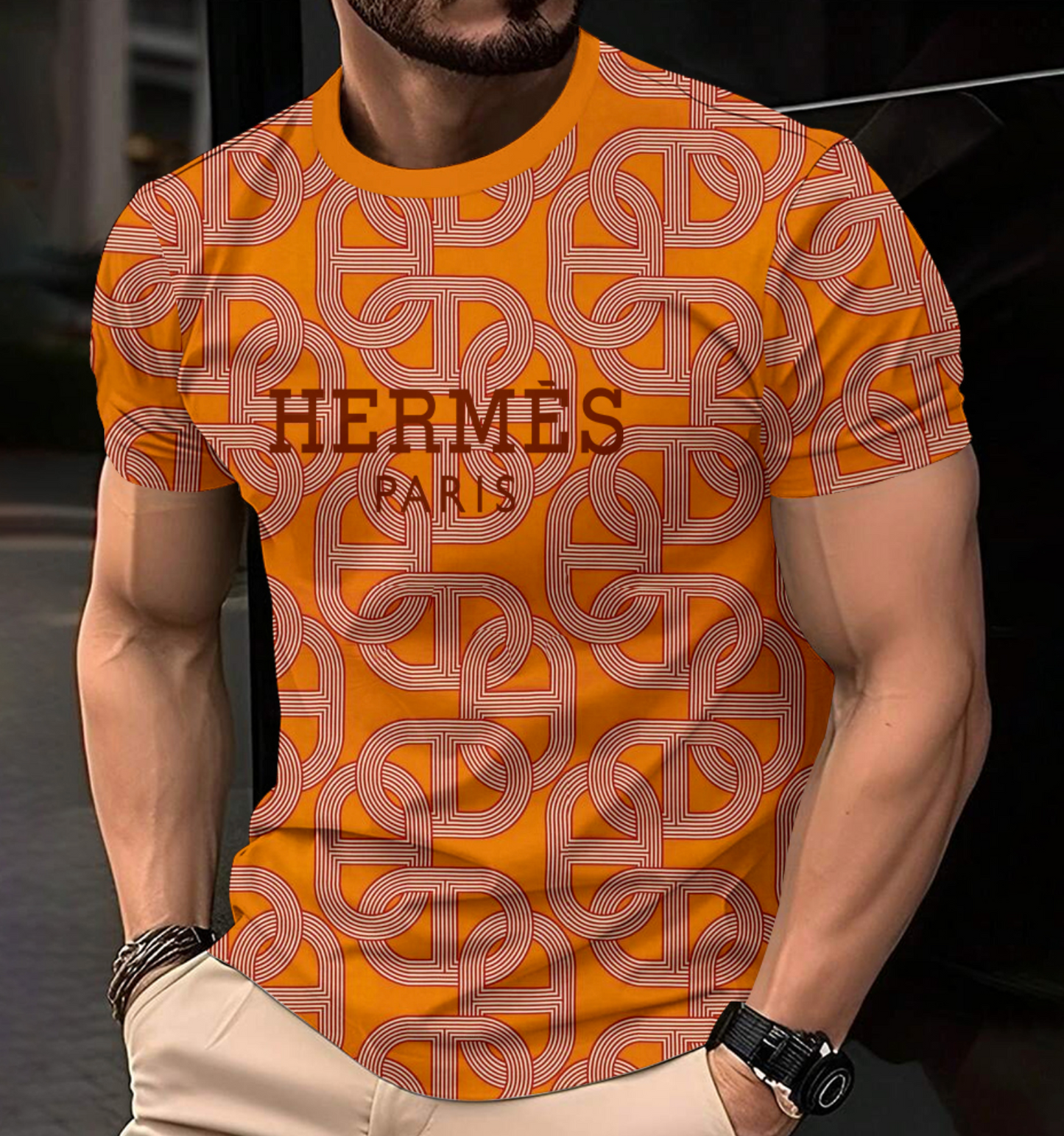 Camiseta masculina HERMES