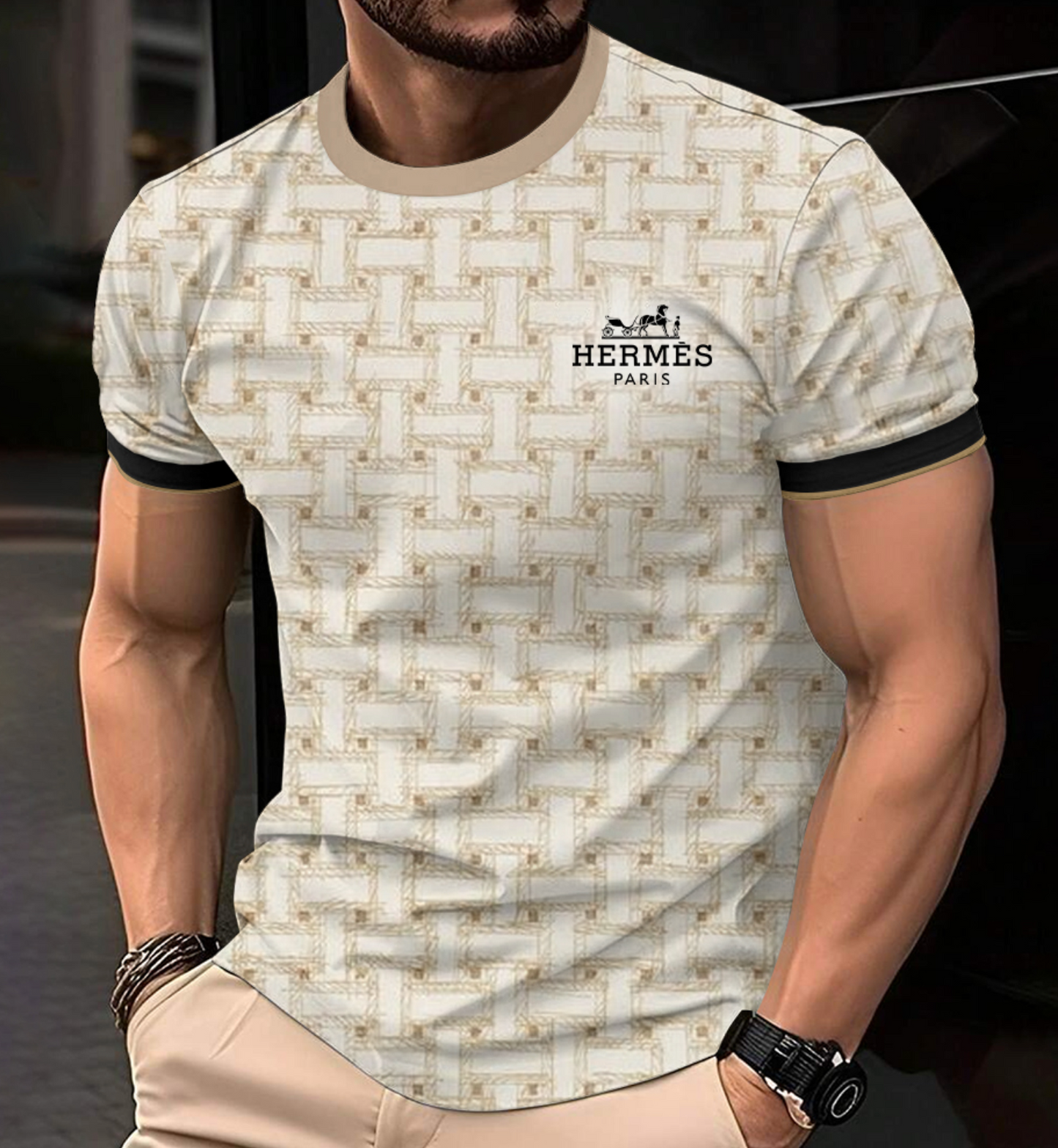 Camiseta masculina HERMES