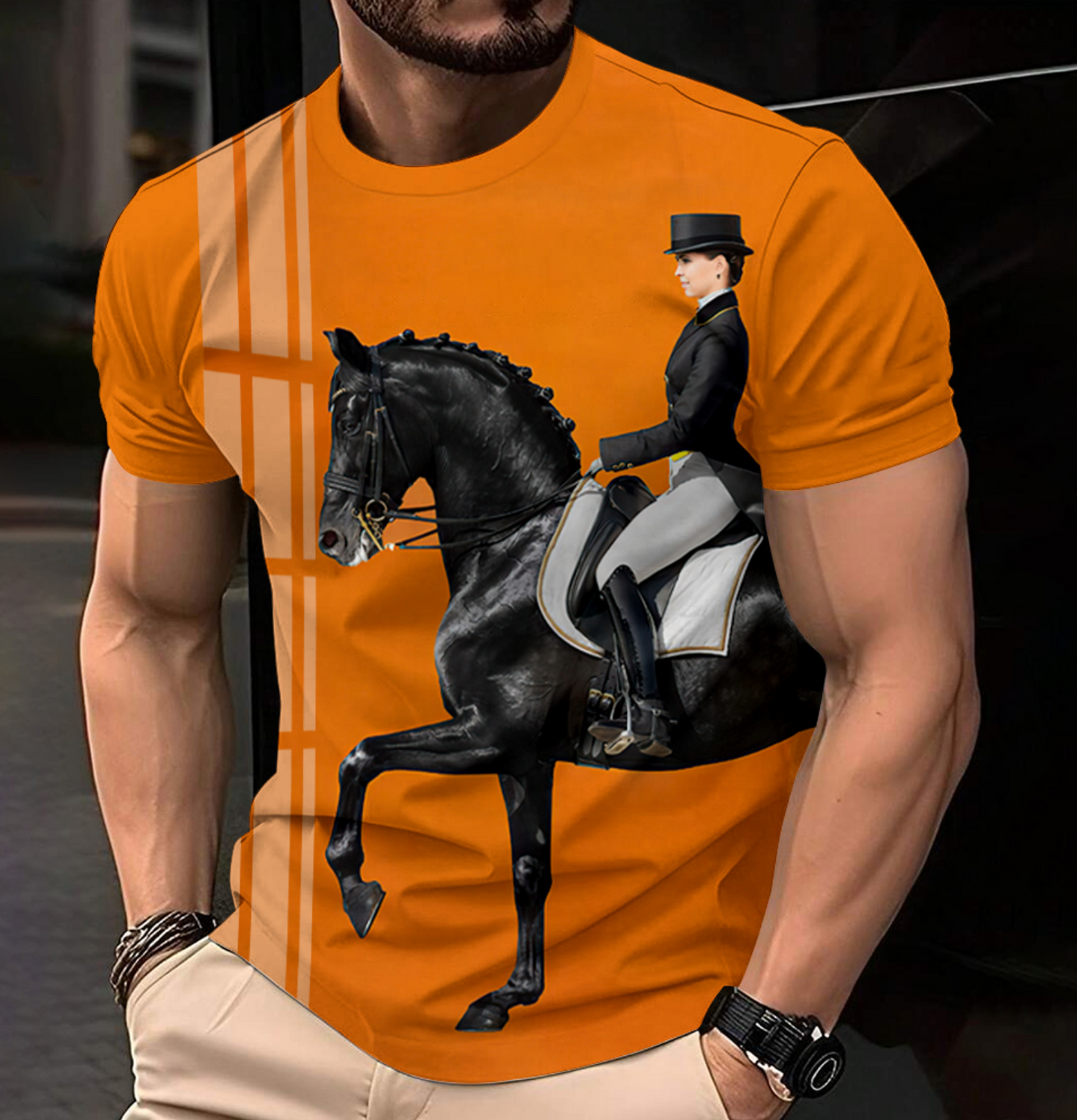 Camiseta masculina HERMES