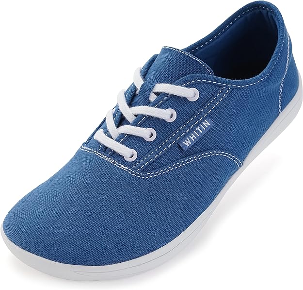 Sapatilhas masculinas elegantes de Lona, Sola Zero Drop