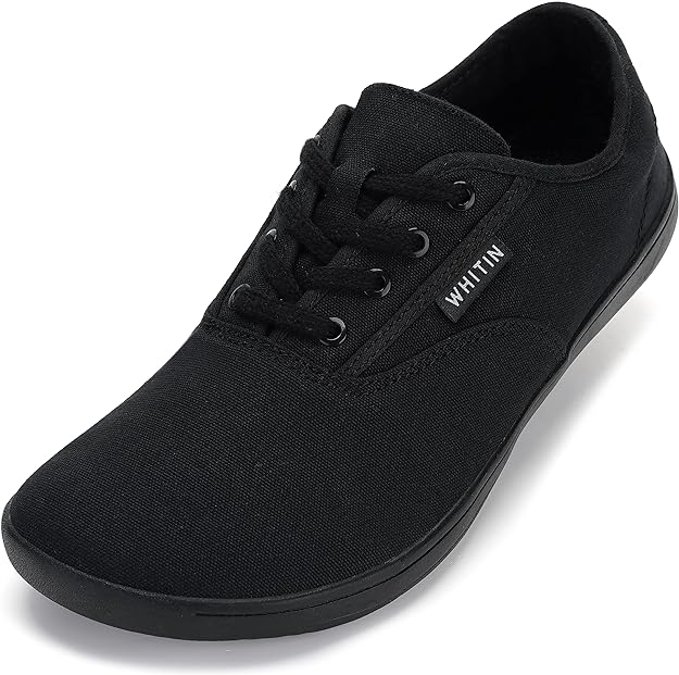 Sapatilhas masculinas elegantes de Lona, Sola Zero Drop