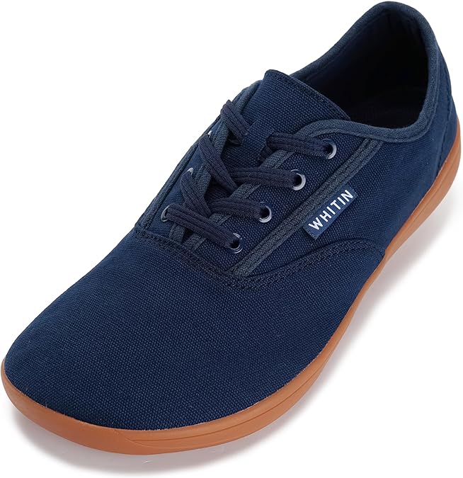 Sapatilhas masculinas elegantes de Lona, Sola Zero Drop