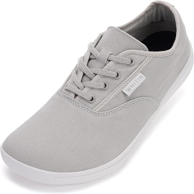Sapatilhas masculinas elegantes de Lona, Sola Zero Drop