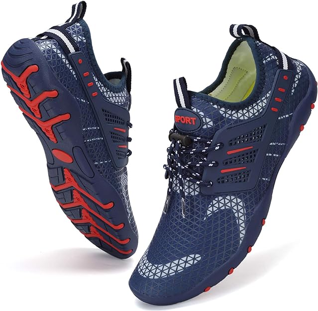 Sapatilhas de secagem rápida para homens e mulheres, sapatos para caminhadas esportivos a