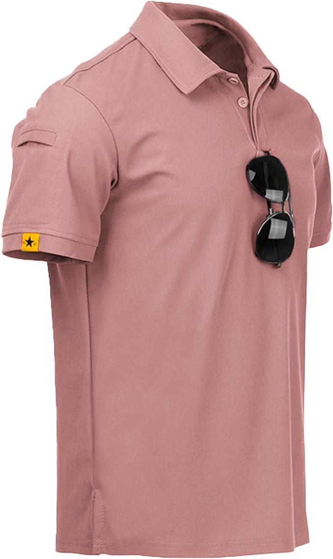 Camiseta polo masculina de manga curta esportiva para o dia á dia