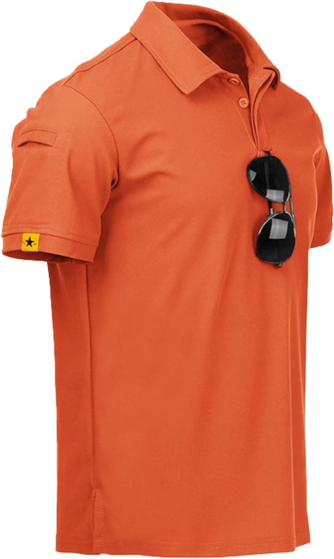 Camiseta polo masculina de manga curta esportiva para o dia á dia