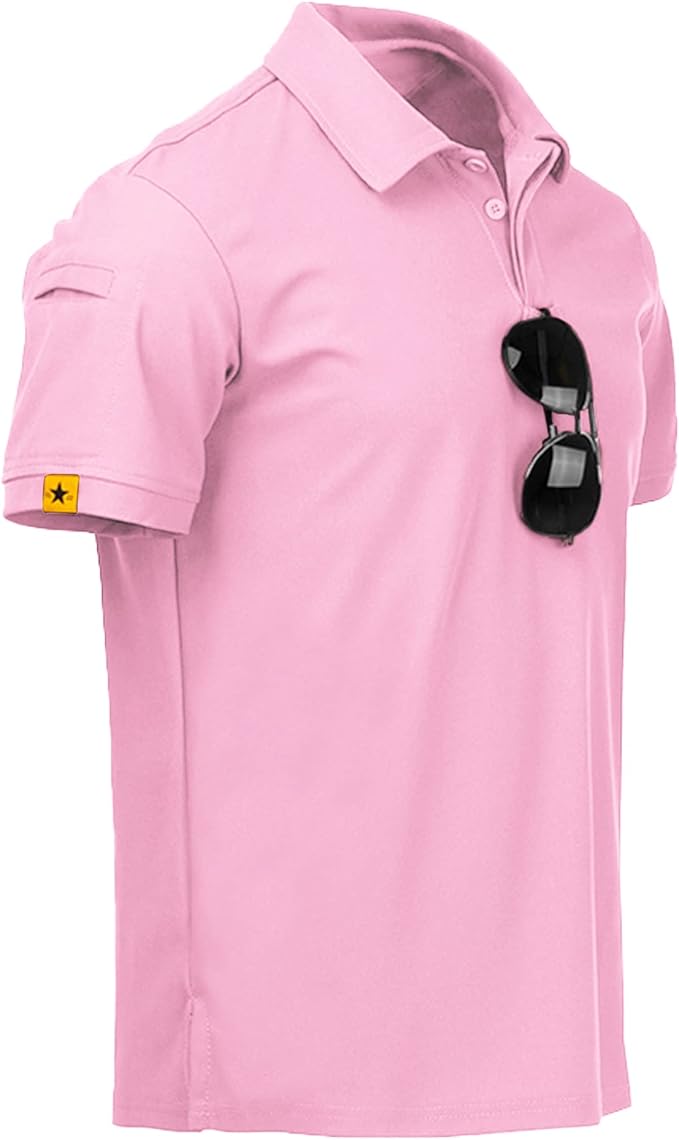 Camiseta polo masculina de manga curta esportiva para o dia á dia