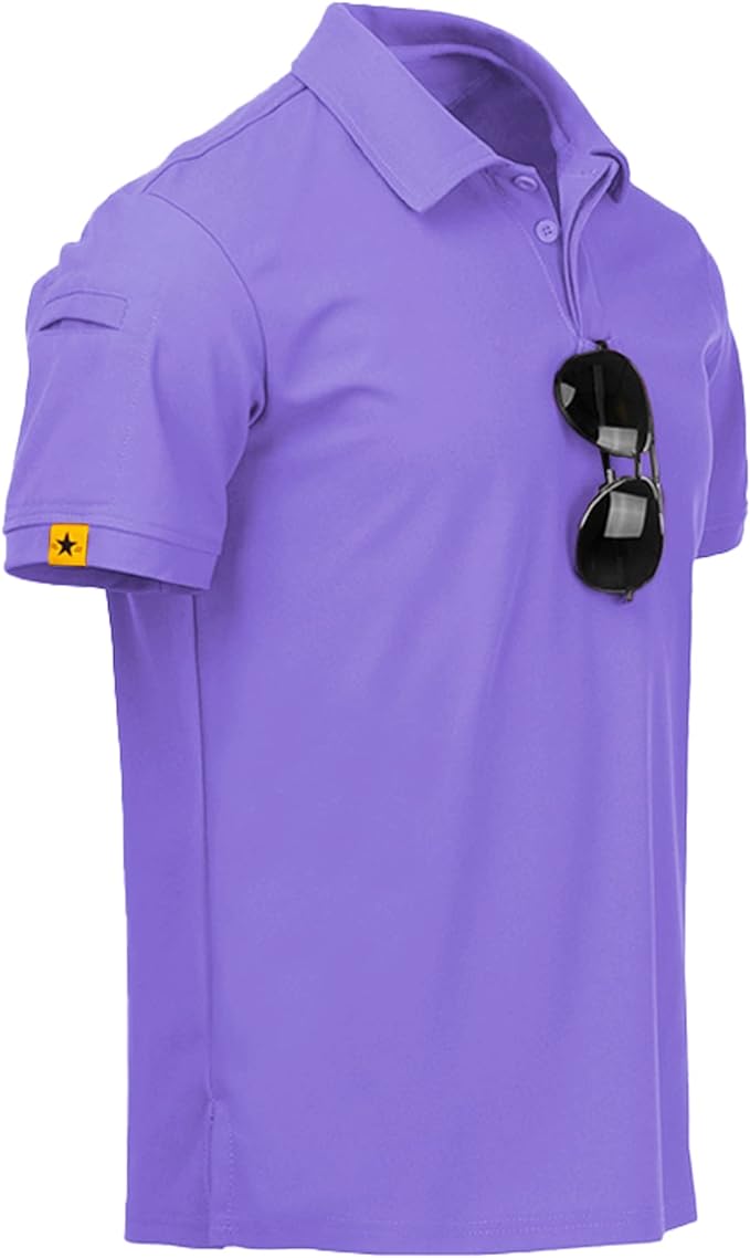 Camiseta polo masculina de manga curta esportiva para o dia á dia