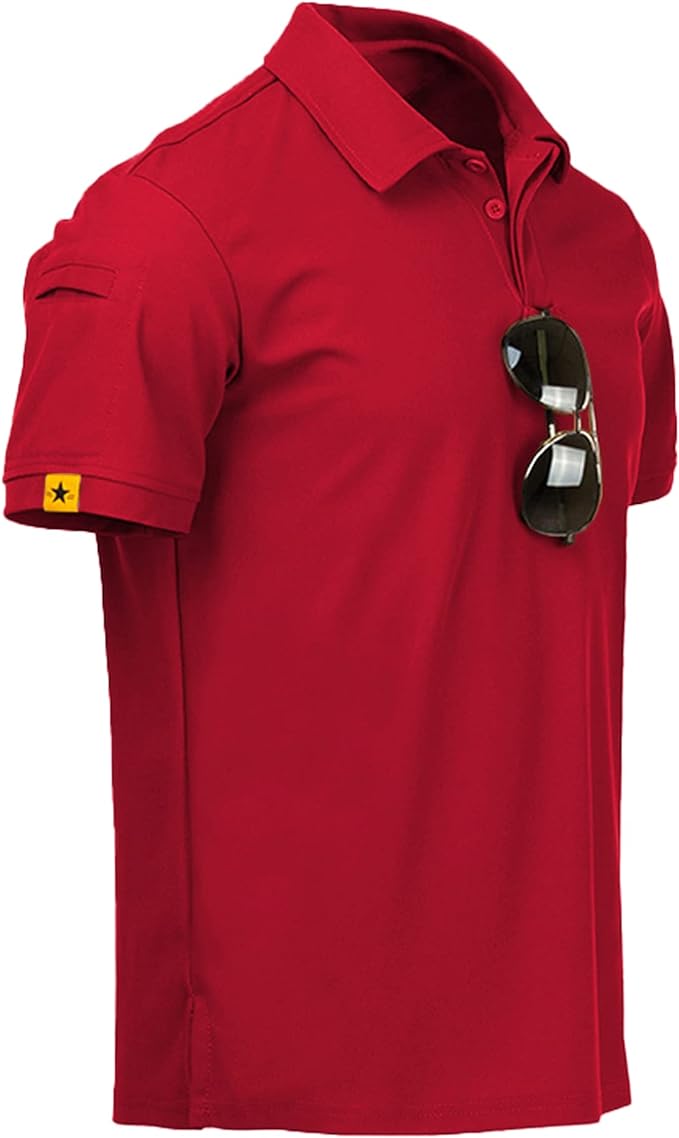 Camiseta polo masculina de manga curta esportiva para o dia á dia