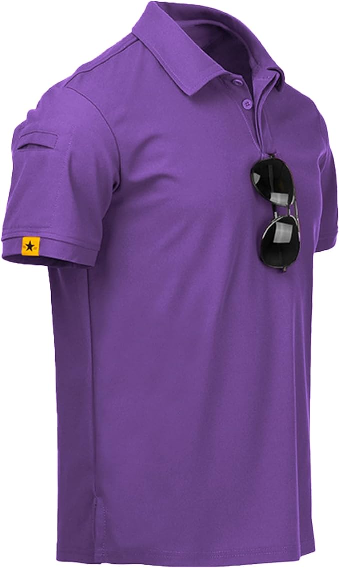 Camiseta polo masculina de manga curta esportiva para o dia á dia