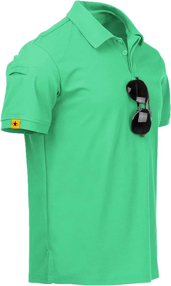 Camiseta polo masculina de manga curta esportiva para o dia á dia