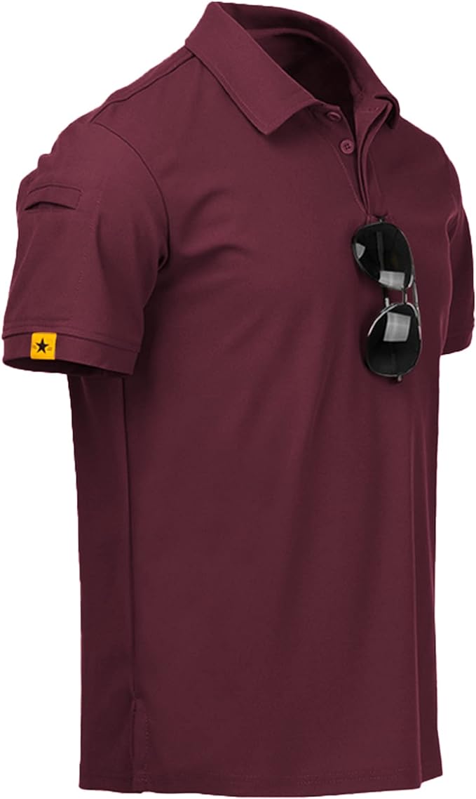 Camiseta polo masculina de manga curta esportiva para o dia á dia