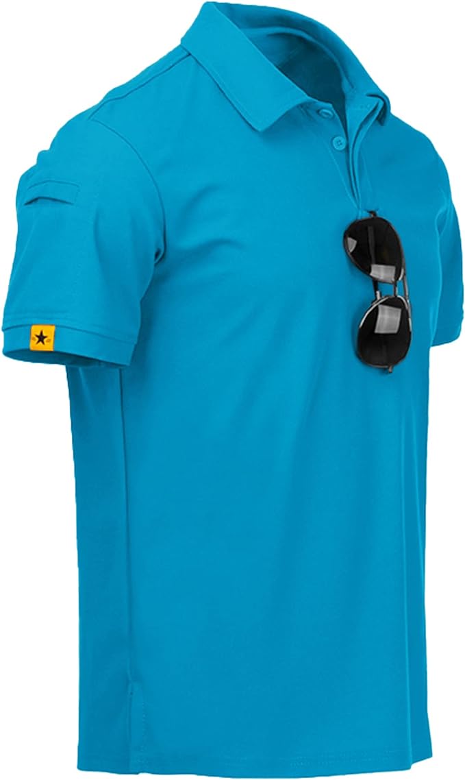Camiseta polo masculina de manga curta esportiva para o dia á dia