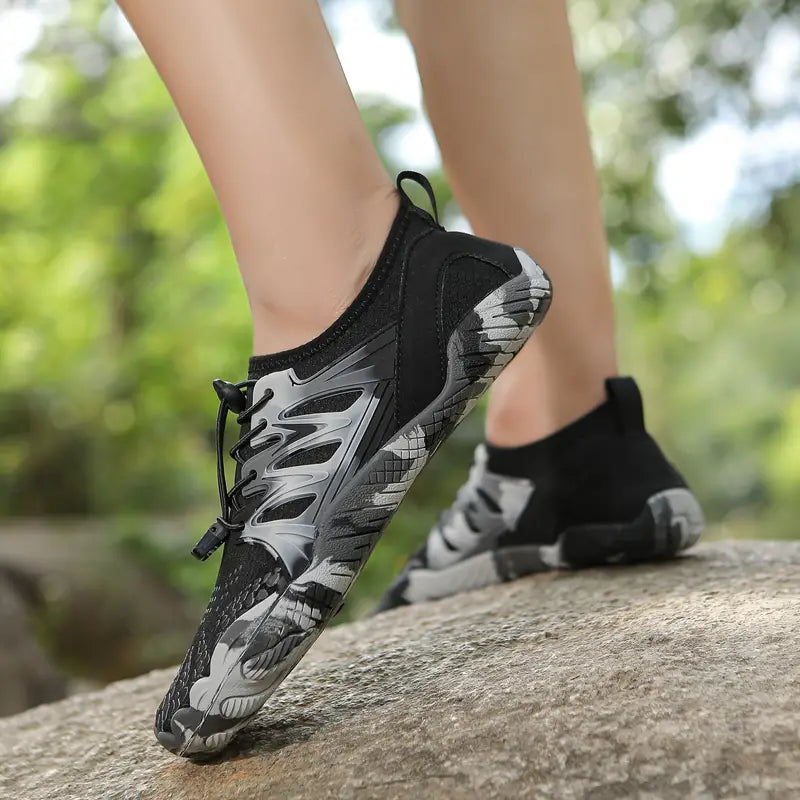 Sapatos masculinos de água versáteis, Secagem rápida, leve e ajustáve,  Ideal para caminhadas, fitness e natação