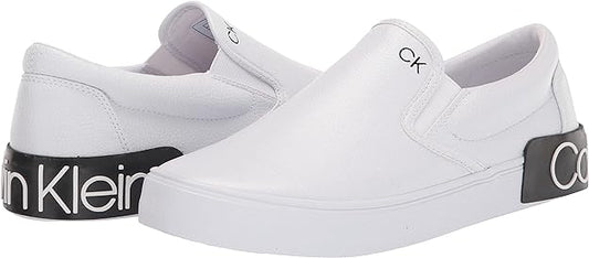Sapatilhas masculinos da marca Calvin Klein - Cor Branca