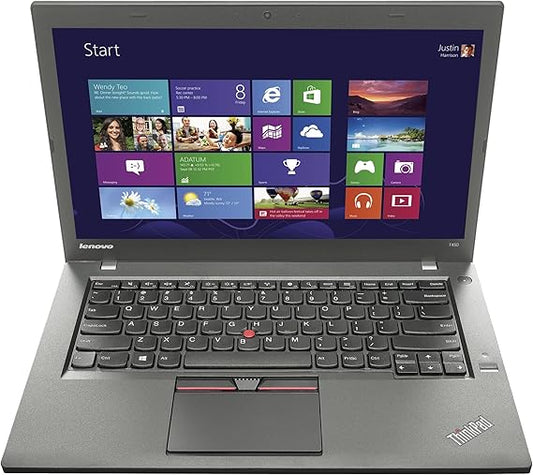 Laptops de 2ª Mão Lenovo ThinkPad T450 (14-inch, i5-5200U, 4GB RAM, 500GB HDD, Windows 7 Pro