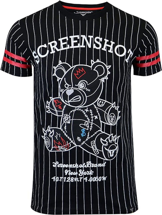 Camisetas masculinas hipster hip-hop urbano com desenhos de animação