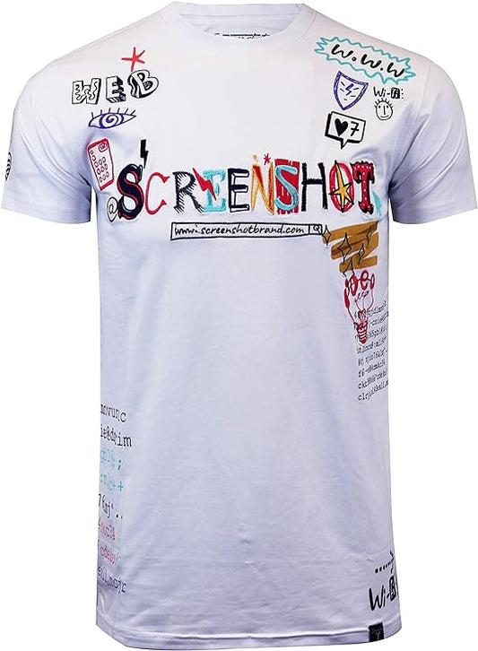 Camisetas masculinas hipster hip-hop urbano com desenhos de animação